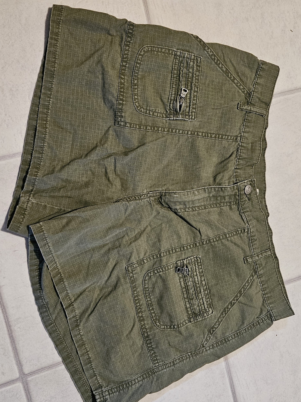 Polo Ralph Lauren Women's Vintage Shorts Size 14 Green Pockets Boho Preppy